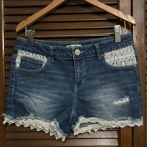 EUC MUDD Girls Denim Shorts